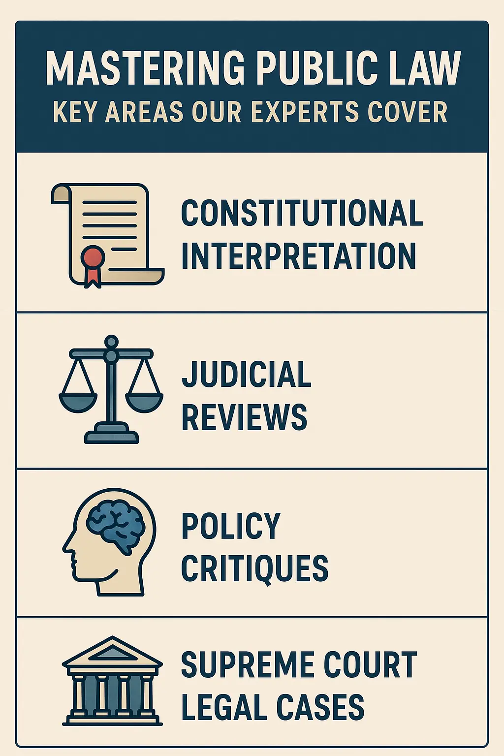 Mastering Public Law Key Areas